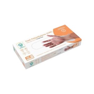 Rokavice СPE brez pudra 100 kos/pak S