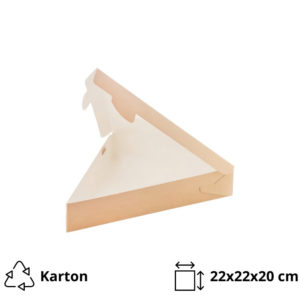 Škatla za pito / pizza 220х220х200 mm kraft [50 kos/pak]