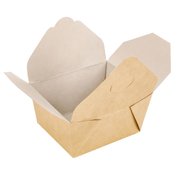 Papirnata posoda Fold Box 110x90x65 mm kraft (25 kos/pak)