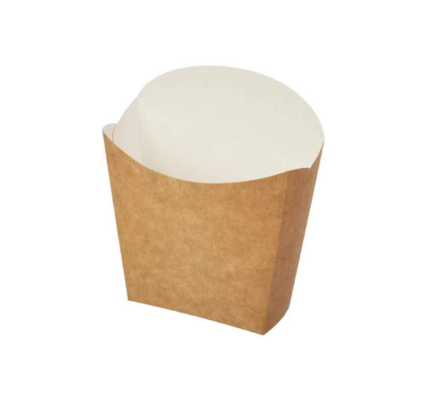 Žepek za krompirček Fry 132х120х54 mm kraft 50 kos