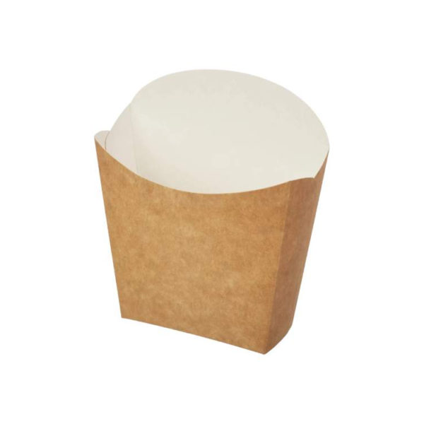 Žepek za krompirček Fry 132х120х54 mm kraft 50 kos
