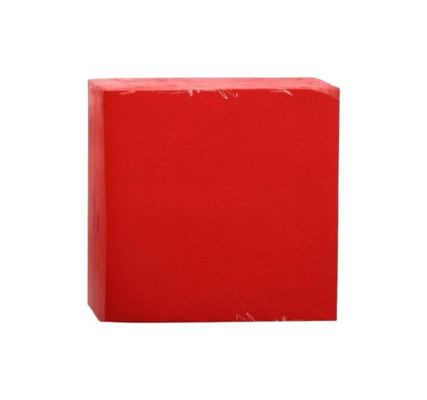 Papirnate serviete 2 sl 33×33 cm rdeči 630 l/pak