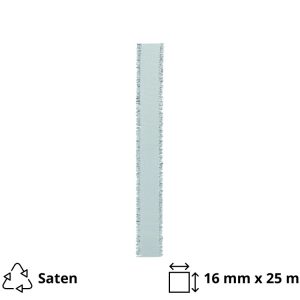 Saten trak 16 mm x 25 m modra