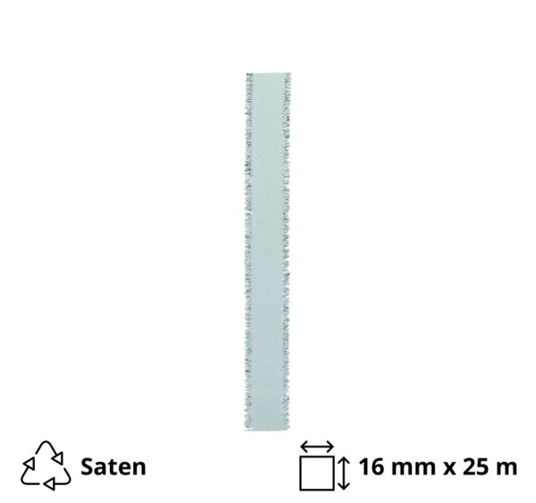Saten trak 16 mm x 25 m modra