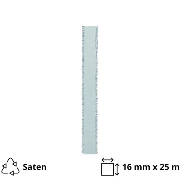 Saten trak 16 mm x 25 m modra