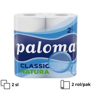 Papirnate brisače Paloma Classic Natura 2sl 2 rol/pak