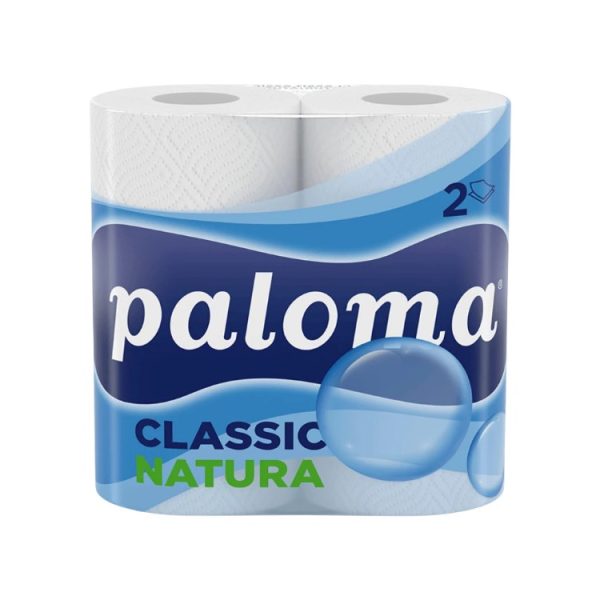 Papirnate brisače Paloma Classic Natura 2sl 2 rol/pak