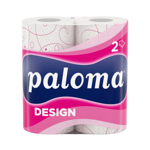 Papirnate brisače Paloma Multifun Design 2 sl 2 rol/pak