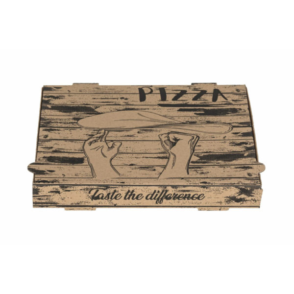 Škatla za pizzo 40х40х4,2 cm kraft (50 kos/pak)