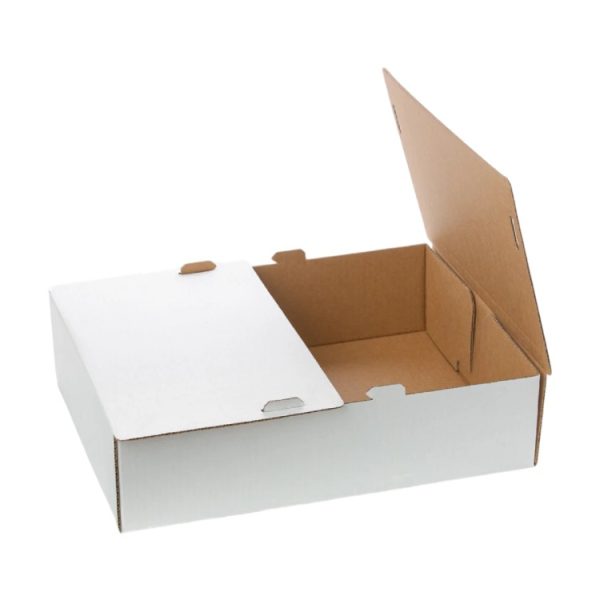 Škatla za sladico brez okna 400x300x100 mm bela [5 kos/pak]