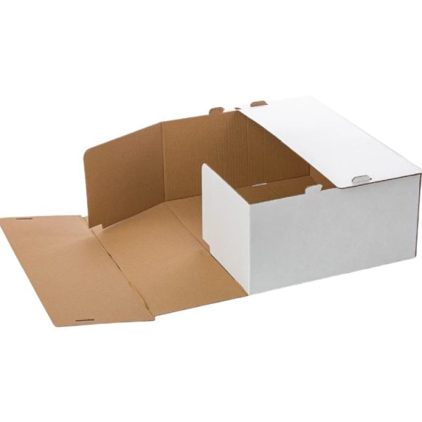 Škatla za sladico brez okna 350x450x180 mm bela [5 kos/pak]