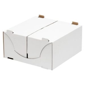 Škatla za torte 240х240х120 mm, bela [10 kos/pak]