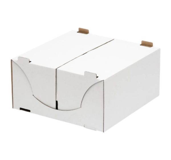 Škatla za torte 240х240х120 mm, bela [10 kos/pak]