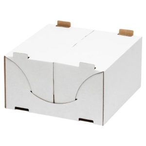 Škatla za torte 280х280х145 mm, bela [10 kos/pak]