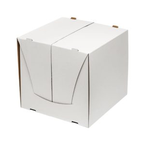 Škatla za torte 340х340х320 mm, bela [10 kos/pak]
