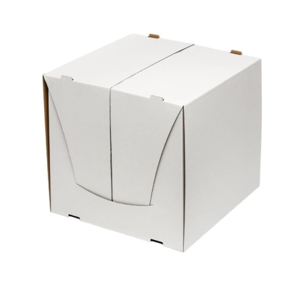 Škatla za torte 340х340х320 mm, bela [10 kos/pak]