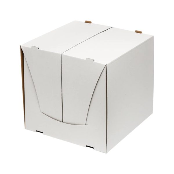 Škatla za torte 340х340х320 mm, bela [10 kos/pak]