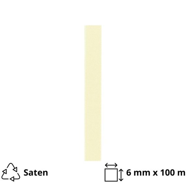 Saten trak 6 mm x 100m bež