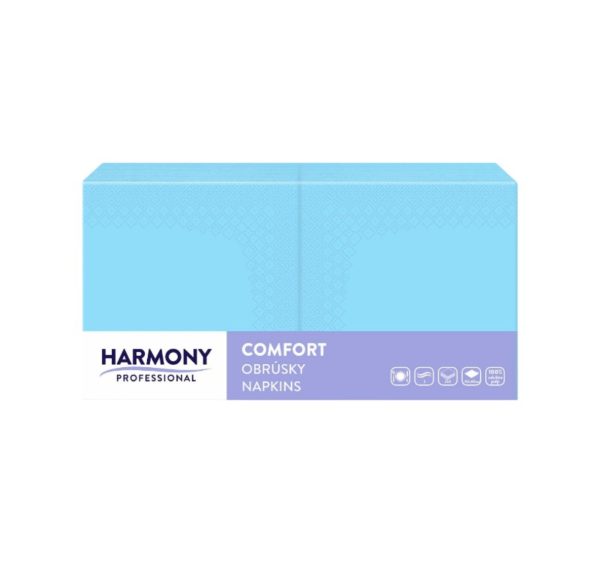 Papirnate serviete 2 sl 24×24 cm modra 250 l/pak