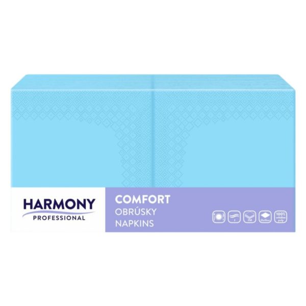 Papirnate serviete 2 sl 33×33 cm modra 250 l/pak