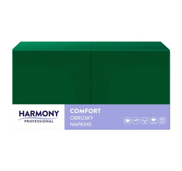 Papirnate serviete 2 sl 33×33 cm zelena 250 l/pak