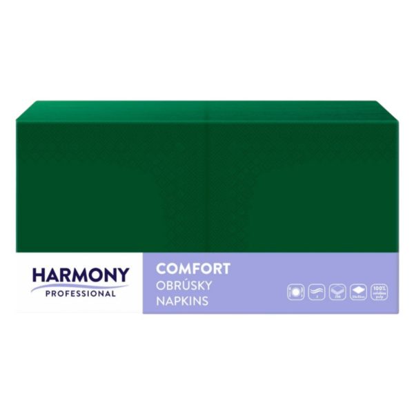 Papirnate serviete 2 sl 33×33 cm zelena 250 l/pak