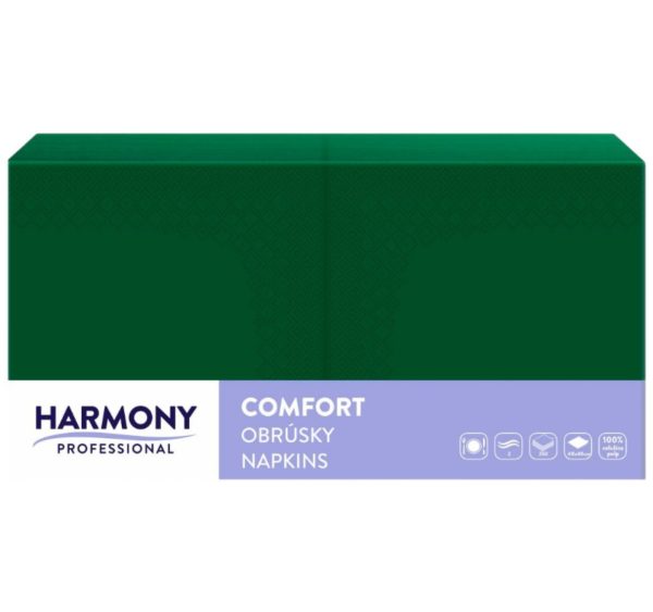 Papirnate serviete 2 sl 40×40 cm zelena 250 l/pak [8 kos/pak]