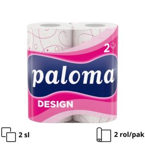 Papirnate brisače Paloma Multifun Design 2 sl 2 rol/pak