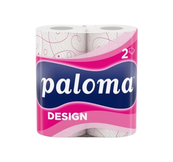 Papirnate brisače Paloma Multifun Design 2 sl 2 rol/pak