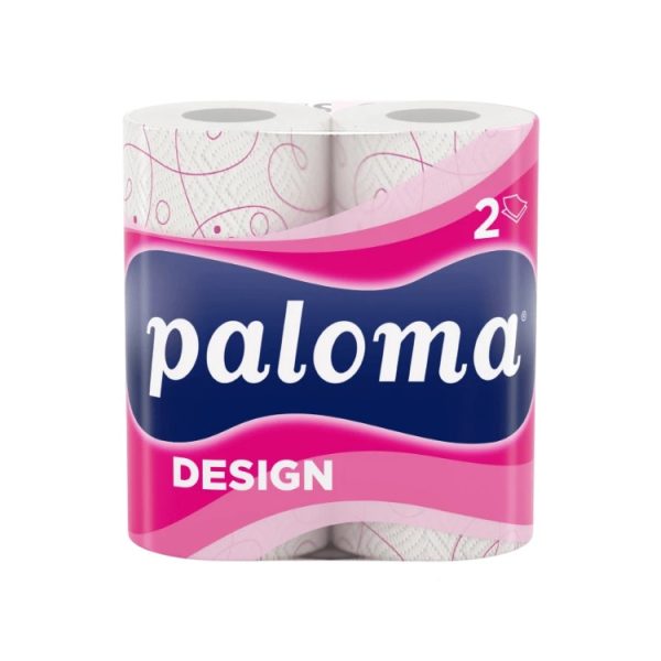 Papirnate brisače Paloma Multifun Design 2 sl 2 rol/pak