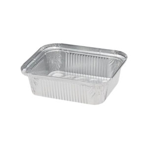 Alu posodica 435 ml 146x121x40 mm 100 kos/pak