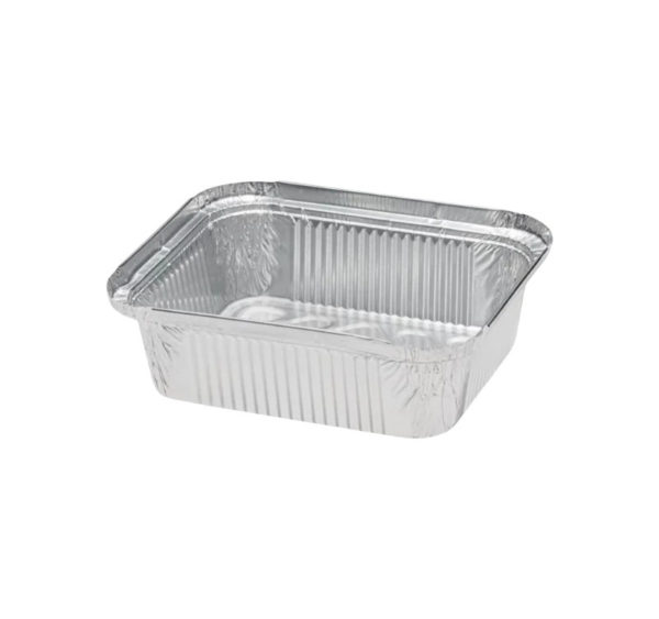 Alu posodica 435 ml 146x121x40 mm 100 kos/pak