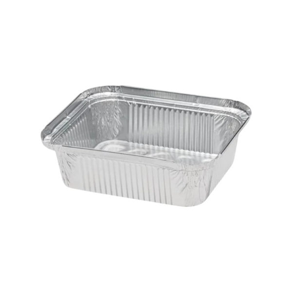 Alu posodica 435 ml 146x121x40 mm 100 kos/pak