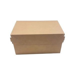 Papirnata posoda EURO CAKE 1200 ml 150х100х85 mm kraft 25 kos/pak