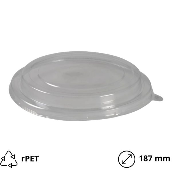 Pokrov rPET za posodico 1300 ml d=187 mm 50 kos