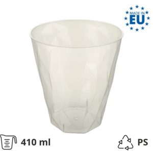 Kozarec za koktajl PS 410 ml prozorna 20 kos/pak