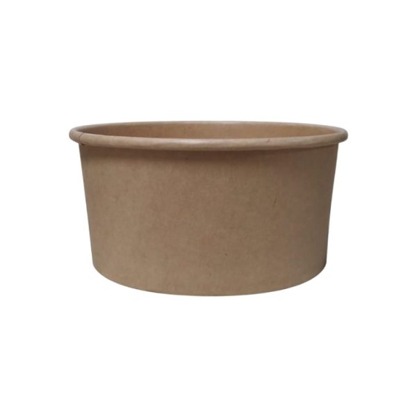Papirnata posoda 1000 ml d=150 mm kraft, brez pokrova 50 kos