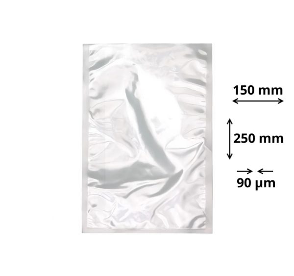 Vakumske vrečke 150×250 mm, 90 µm, 100 kos