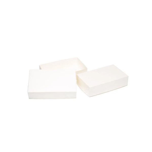 Škatla za sladico z oknom 145х250х60 mm, bež s pikami, 5 kos (komplet)