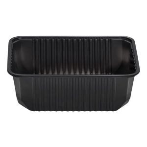 Posodica PP 1000 ml 180x130x65 mm črna , brez pokrova [50 kos/pak]
