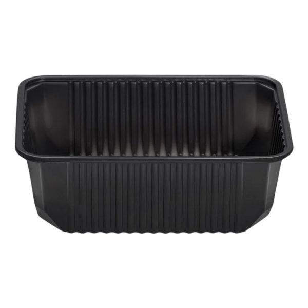 Posodica PP 1000 ml 180x130x65 mm črna , brez pokrova [50 kos/pak]