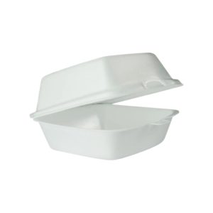 Burger embalaža 150x150x75 mm XPS bela 100 kos