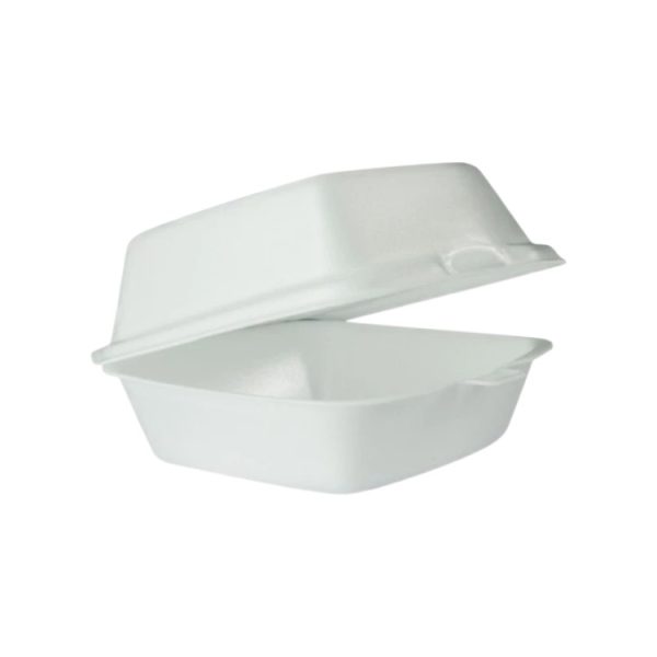 Burger embalaža 150x150x75 mm XPS bela 100 kos