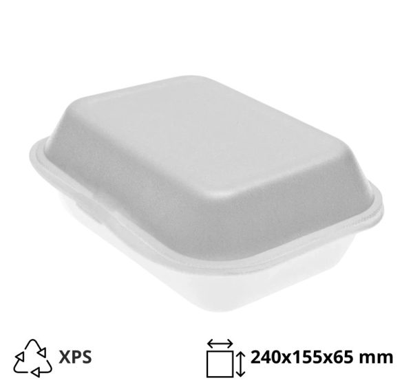 Embalaža 1-delna 240x155x65 mm XPS bela 100 kos