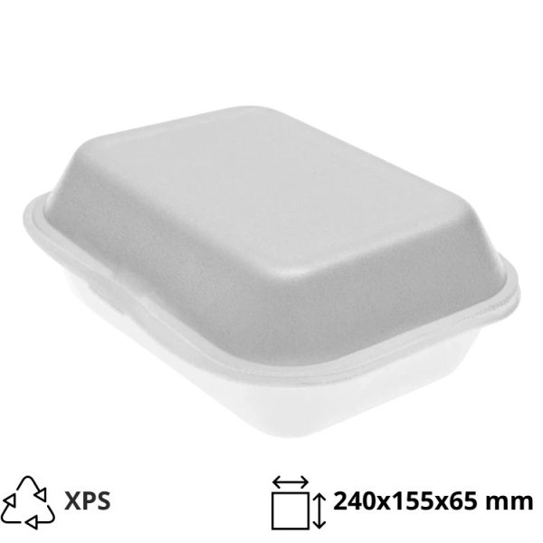 Embalaža 1-delna 240x155x65 mm XPS bela 100 kos