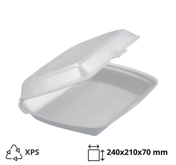 Embalaža 1-delna 240х210х70 mm XPS bela 100 kos