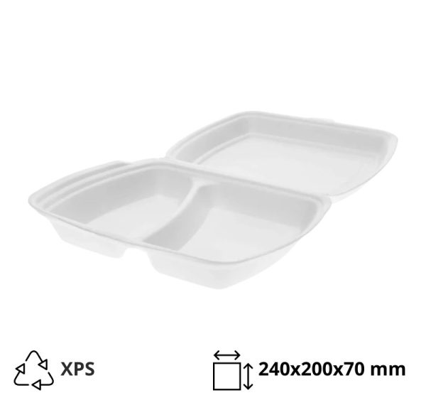 Embalaža 2-delna 240х200х70 mm XPS bela 100 kos