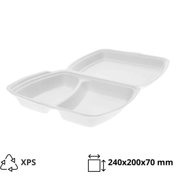 Embalaža 2-delna 240х200х70 mm XPS bela 100 kos