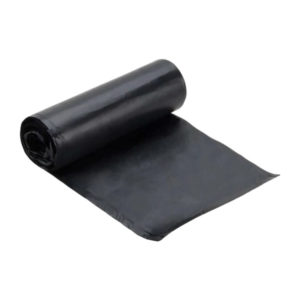 Vrečka za smeti LLDPE/reciklat 120 l 70×110 cm 35 my črna 25 kos/rol