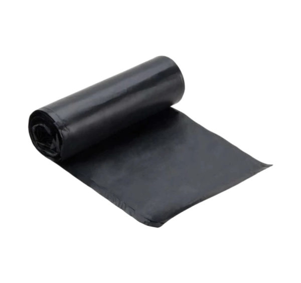 Vrečka za smeti LLDPE/reciklat 120 l 70×110 cm 35 my črna 25 kos/rol